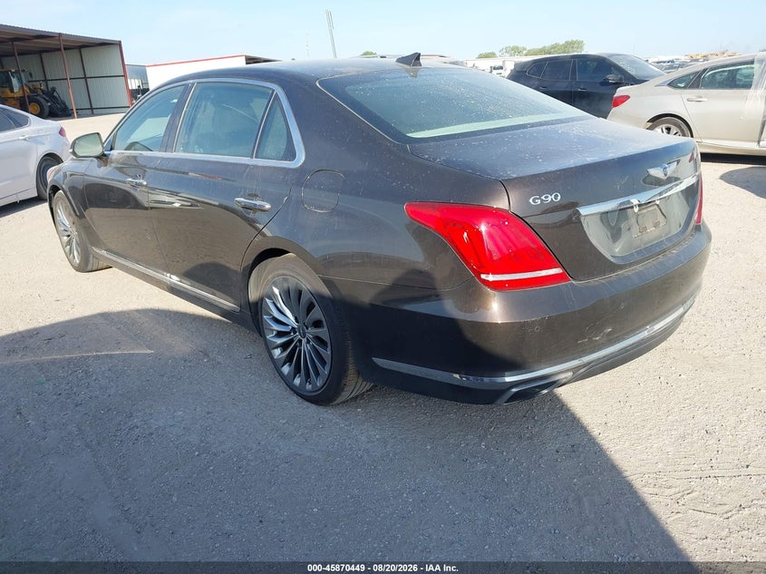 Vin: kmhg54jh1hu032810, lot: 46369419, genesis g90 5.0 ultimate 20173