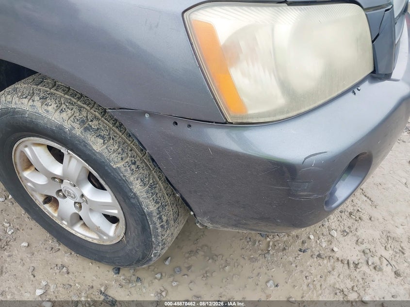 TOYOTA HIGHLANDER 2003 VIN JTEGF21A730109829
