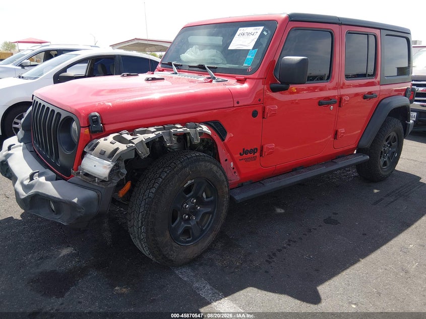 JEEP WRANGLER UNLIMITED 2021 VIN 1C4HJXDN1MW729352