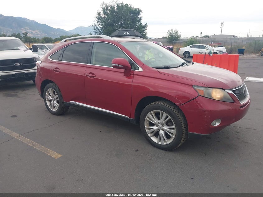 2010 LEXUS RX 450H auction photo 1