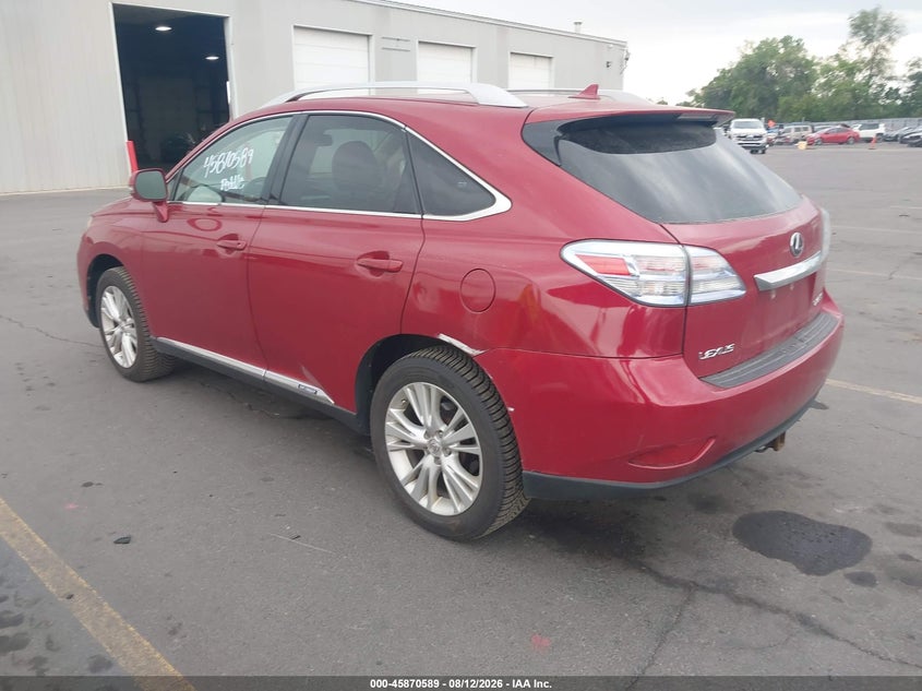 2010 LEXUS RX 450H auction photo 3
