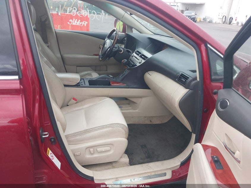2010 LEXUS RX 450H auction photo 5