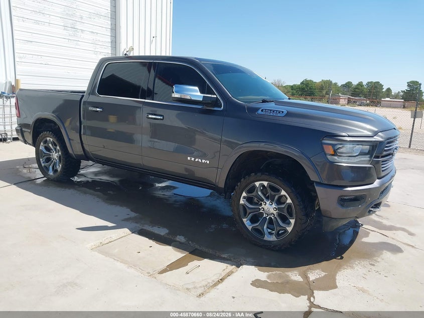Vin: 1c6rrejt7kn844617, lot: 46369630, ram 1500 laramie  4x2 5'7 box 2019 img_1
