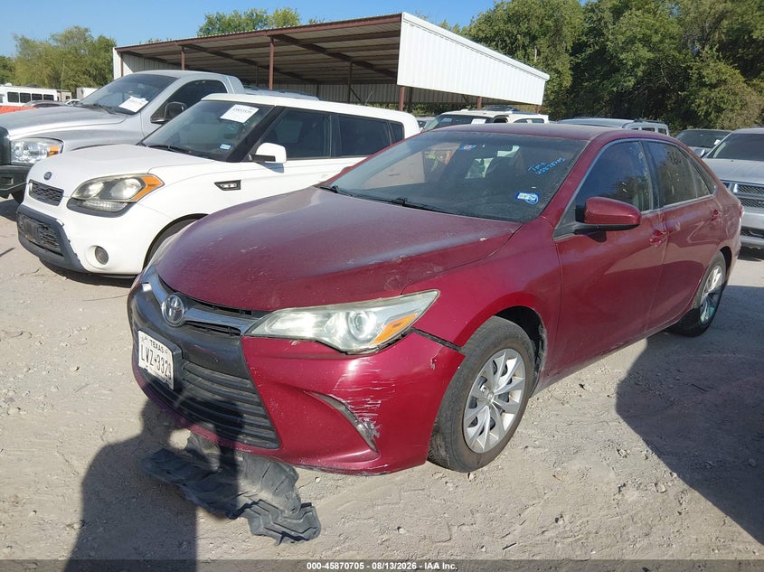 2016 Toyota Camry, Обычный износ, IAAI, VIN 4T1BF1FK6GU553191 — фото 2