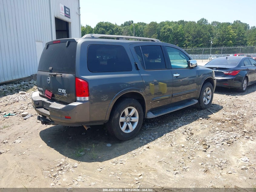 Vin: 5n1ba0nd6an605254, lot: 46369742, nissan armada se 20104
