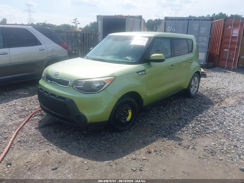 Vin: kndjn2a2xg7843478, lot: 46369747, kia soul 20162