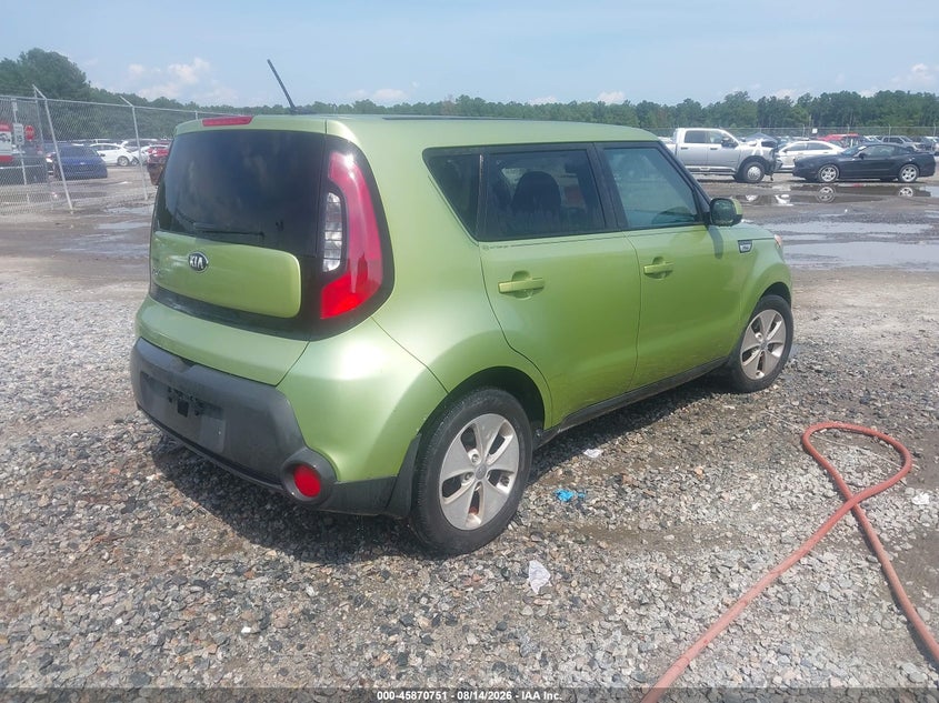 Vin: kndjn2a2xg7843478, lot: 46369747, kia soul 20164