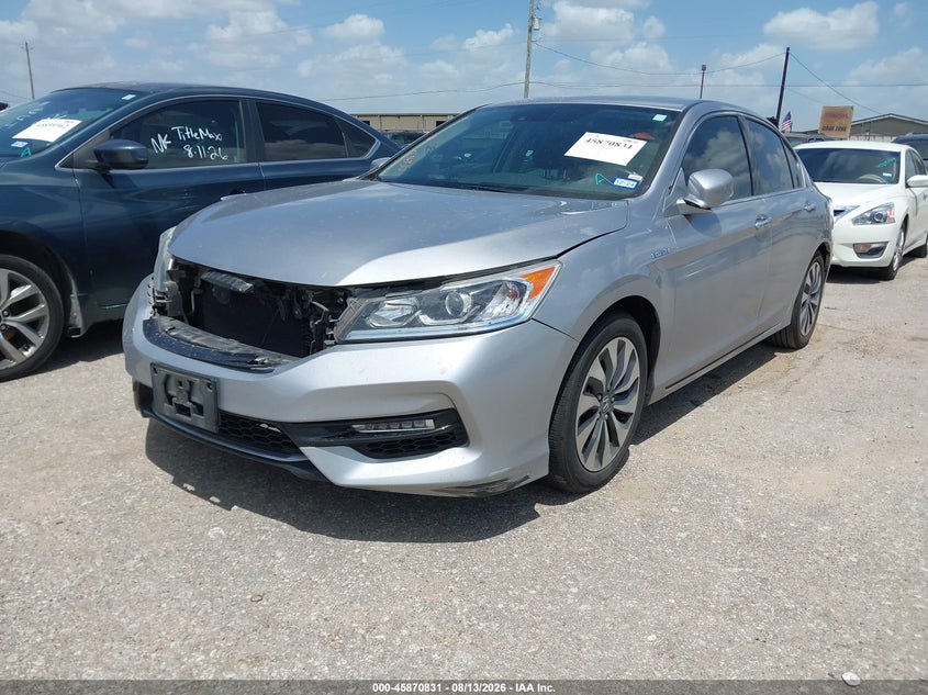 Vin: jhmcr6f54hc028630, lot: 46369827, honda accord hybrid ex-l 20172
