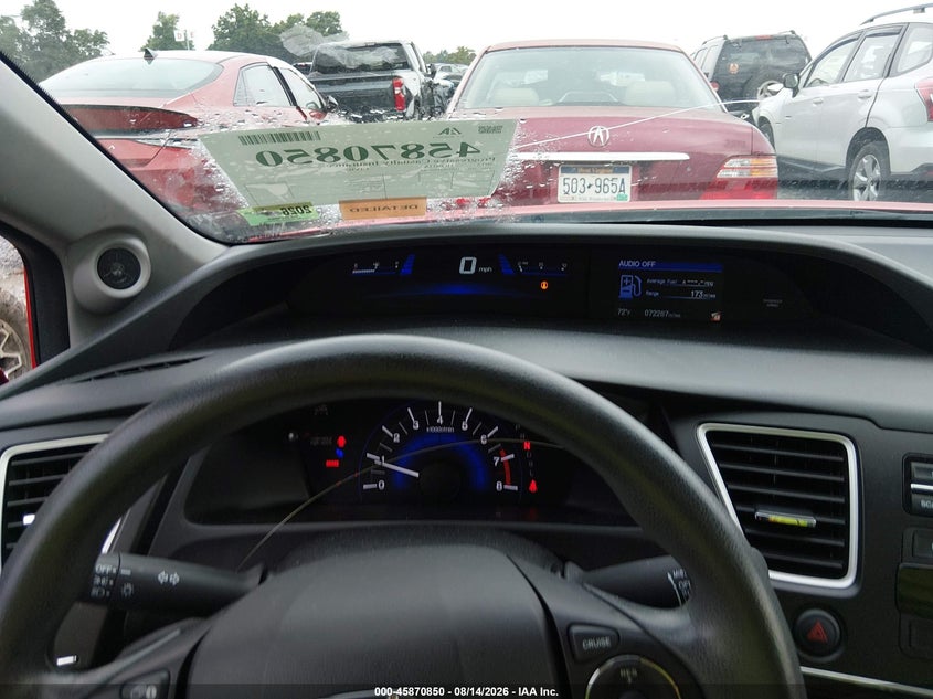 2015 HONDA CIVIC auction photo 7