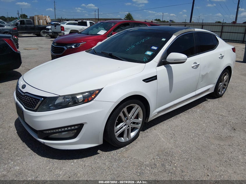 2013 Kia Optima, Обычный износ, IAAI, VIN 5XXGR4A64DG177413 — фото 2