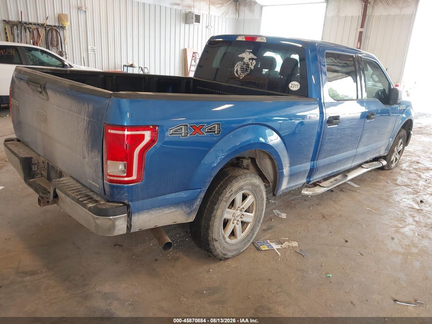 Vin: 1ftfw1ef6gfb78773, lot: 46369880, ford f-150 xlt 20164
