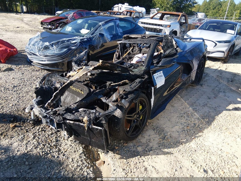 Vin: 1g1y82d49l5101767, lot: 46369962, chevrolet corvette stingray 20202