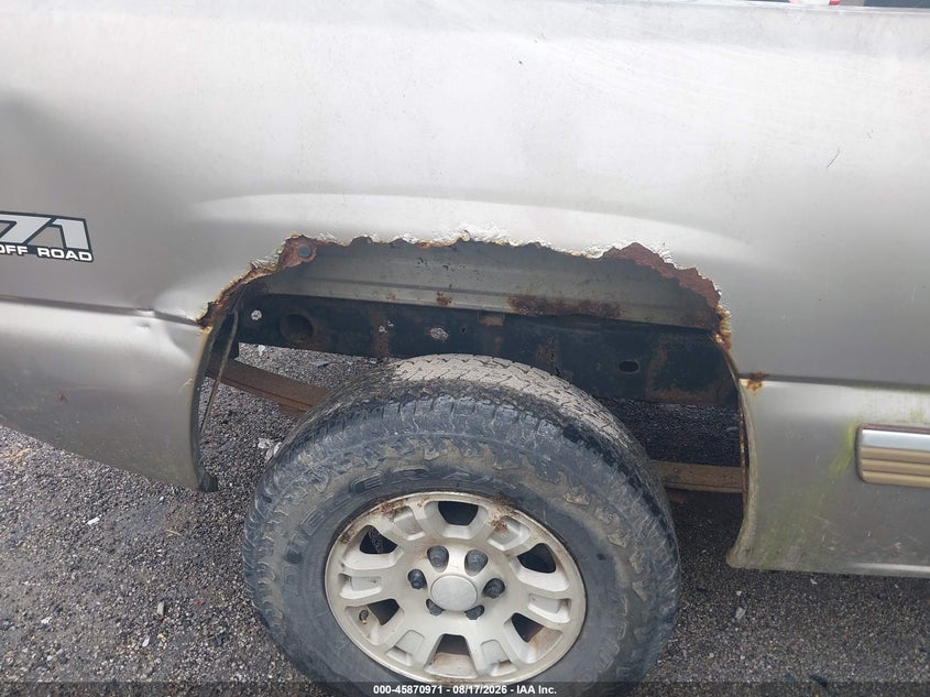 CHEVROLET SILVERADO 1500 2001 VIN 2GCEK19T411103544