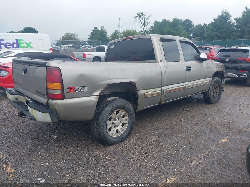 CHEVROLET SILVERADO 1500 2001 VIN 2GCEK19T411103544