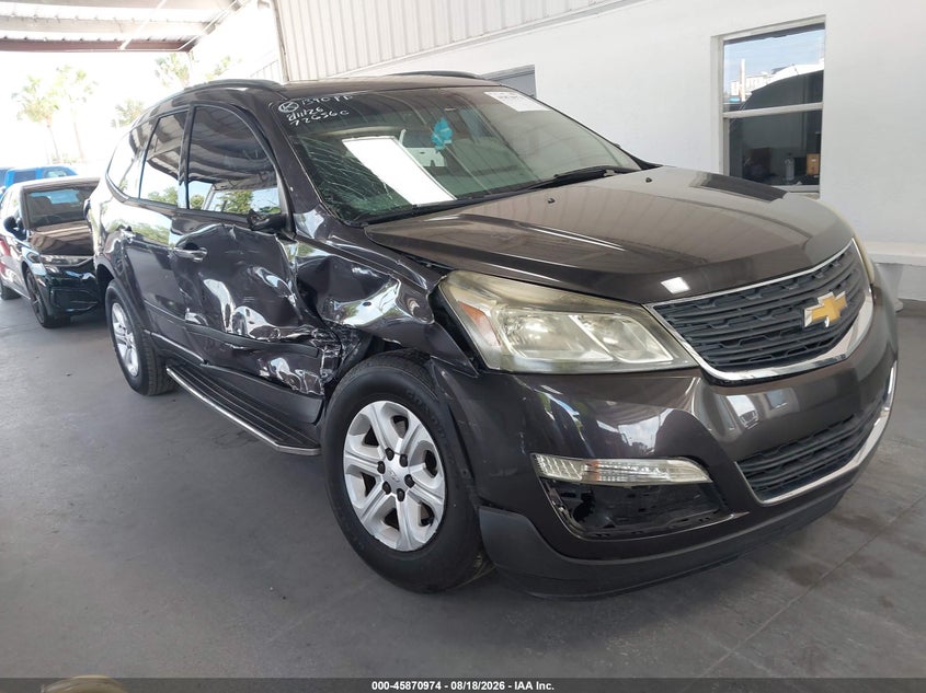 Vin: 1gnkrfed8hj310391, lot: 46369970, chevrolet traverse ls 2017 img_1
