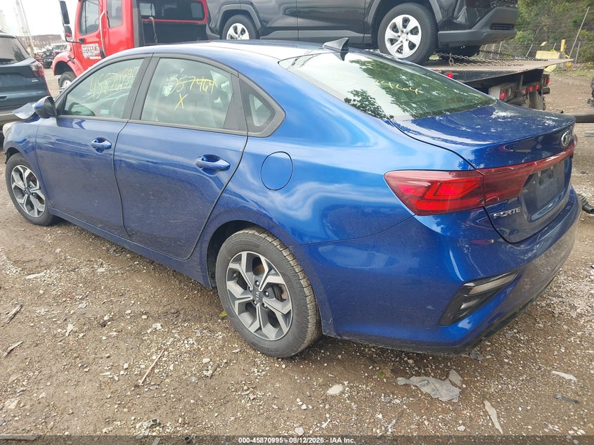 2019 KIA FORTE SEDAN 2.0L I-4 DOHC, VVT, 147HP