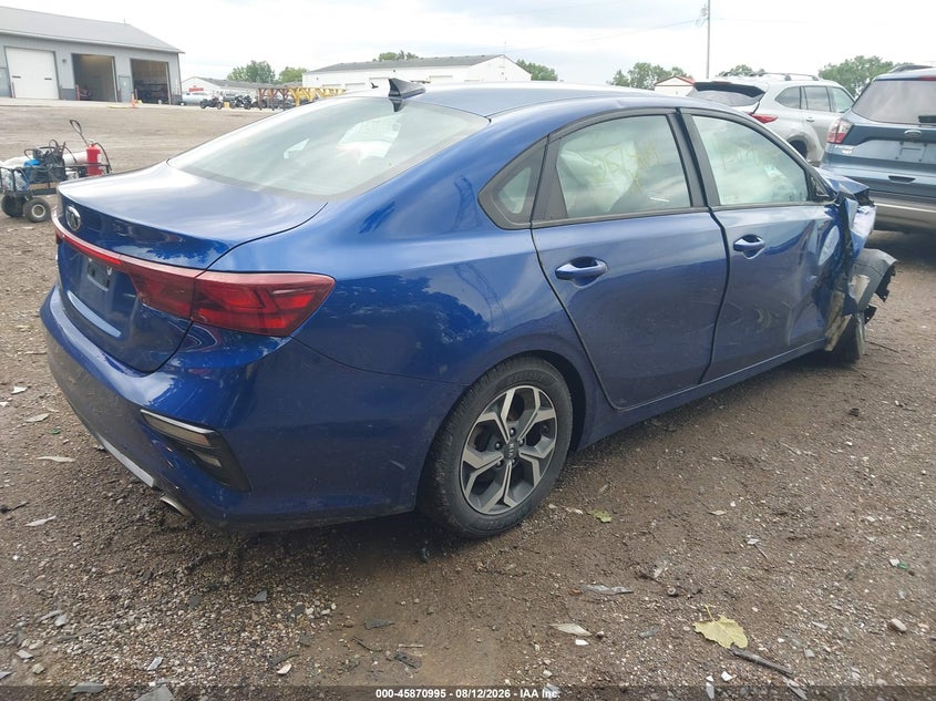 2019 KIA FORTE SEDAN 2.0L I-4 DOHC, VVT, 147HP