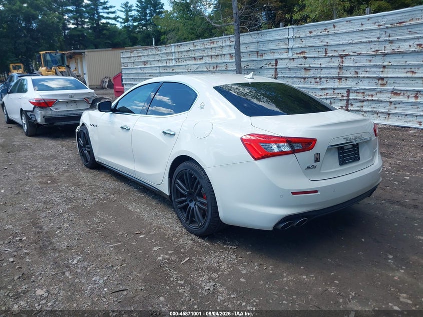 Vin: zam57ytaxj1287195, lot: 46369997, maserati ghibli s q4 20183