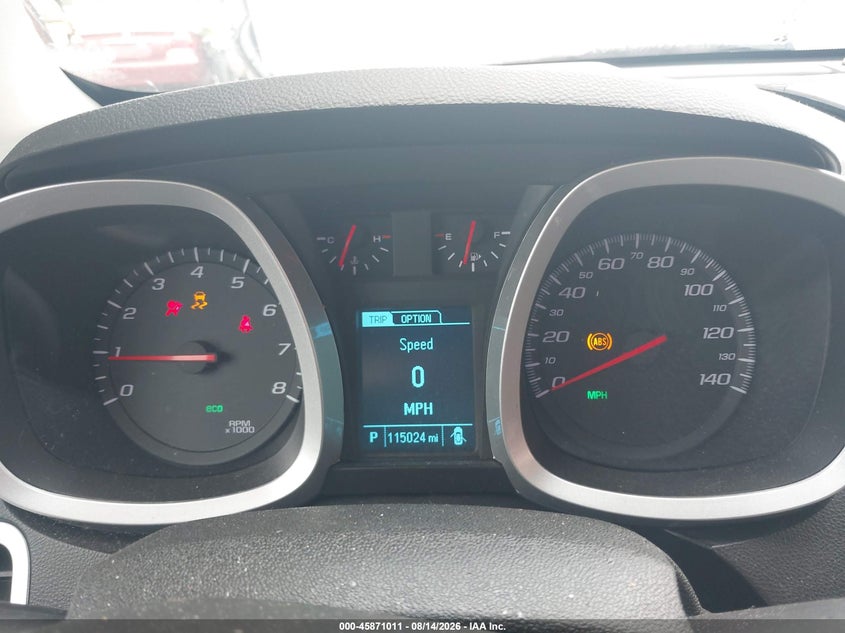 CHEVROLET EQUINOX 2015 VIN 2GNALBEK0F6262593