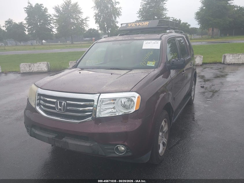 Vin: 5fnyf3h45eb027956, lot: 46370031, honda pilot ex 20142