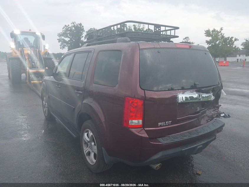 Vin: 5fnyf3h45eb027956, lot: 46370031, honda pilot ex 20143