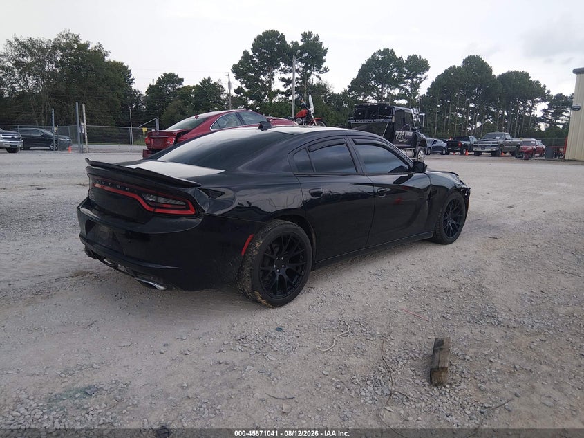 2017 DODGE CHARGER SEDAN 3.6L V-6 DOHC, VVT, 292HP