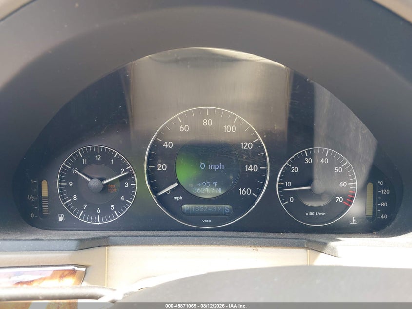 2006 MERCEDES-BENZ E-KLASSE SEDAN 3.5L V-6 DOHC, VVT, 268HP