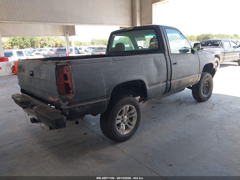 CHEVROLET GMT-400 1993 VIN 1GCEK14K8PZ167522