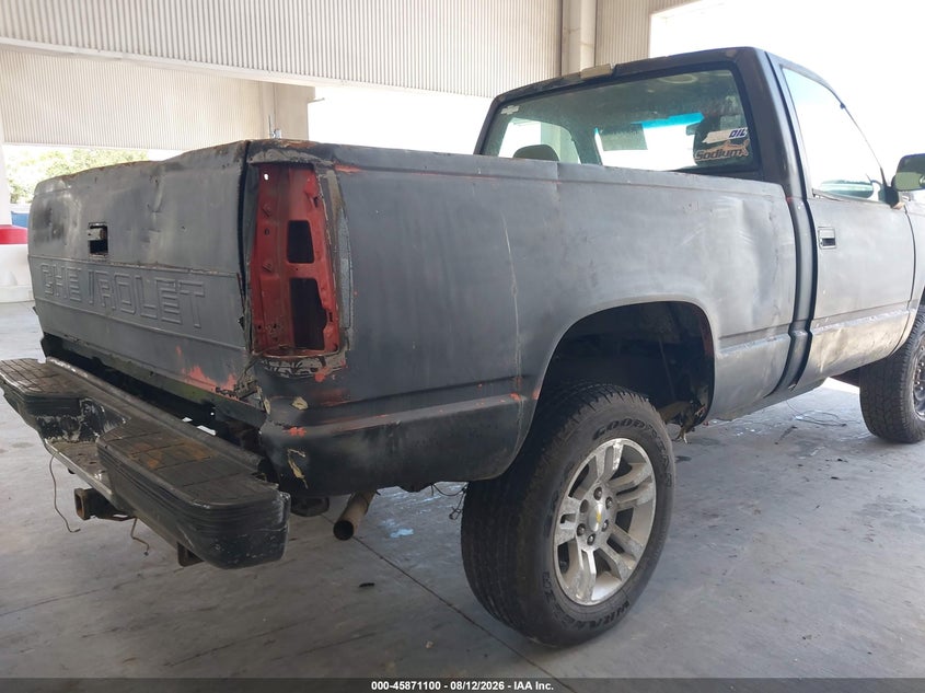 CHEVROLET GMT-400 1993 VIN 1GCEK14K8PZ167522