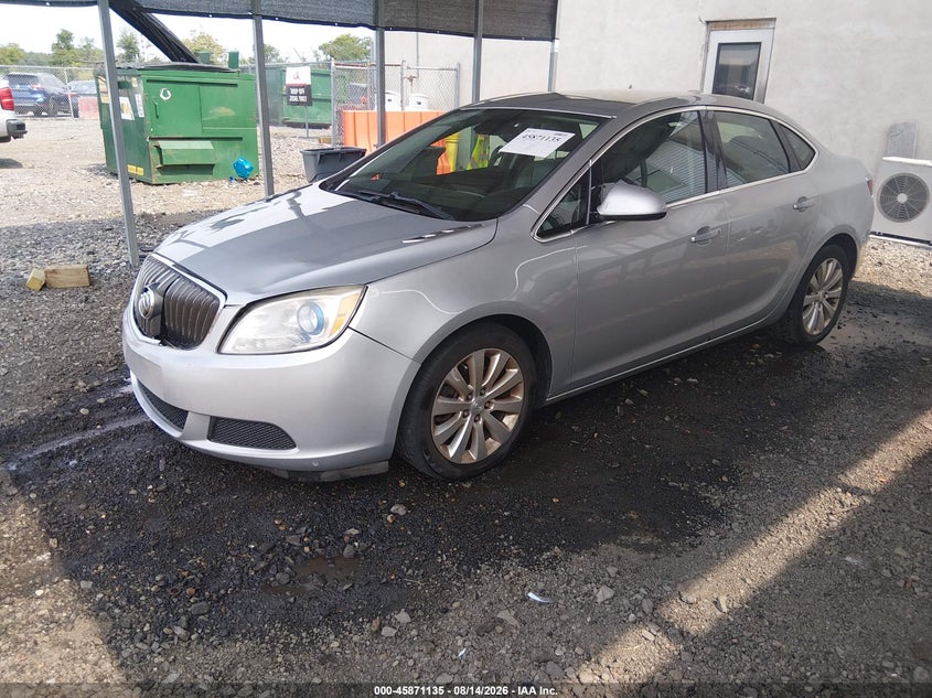 2016 BUICK VERANO SEDAN 2.4L I-4 DI, DOHC, VVT, 180HP
