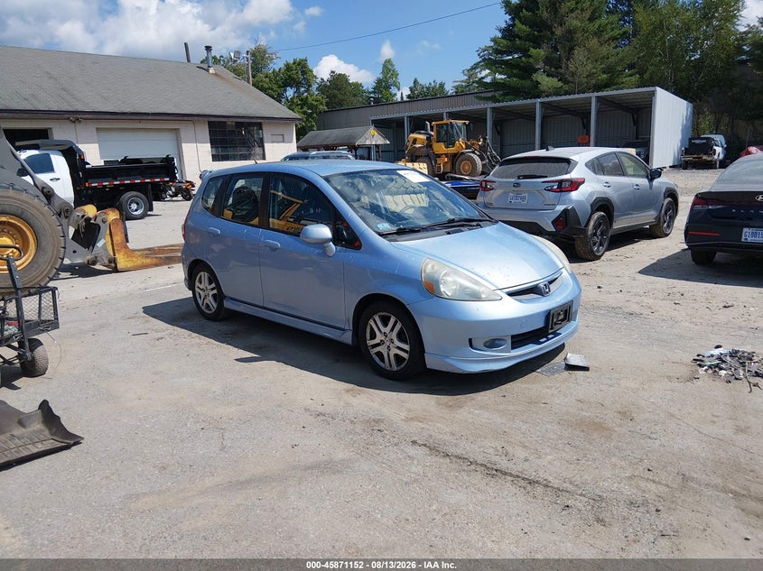 2008 Honda Fit Sport VIN JHMGD38608S035990