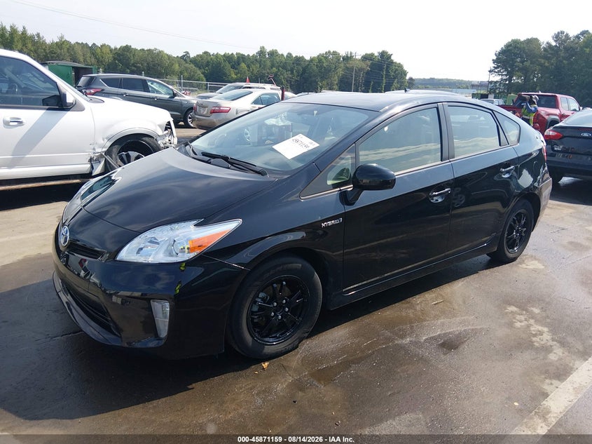 2012 TOYOTA PRIUS auction photo 2