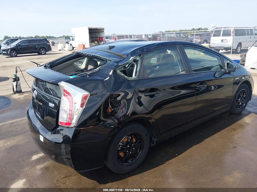 2012 TOYOTA PRIUS auction photo 4