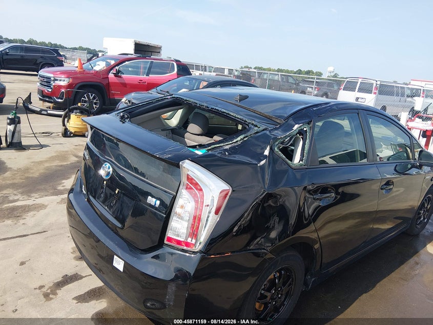 2012 TOYOTA PRIUS auction photo 6