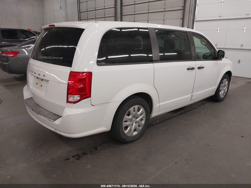 Vin: 2c4rdgbg0kr585945, lot: 46370170, dodge grand caravan se 20194