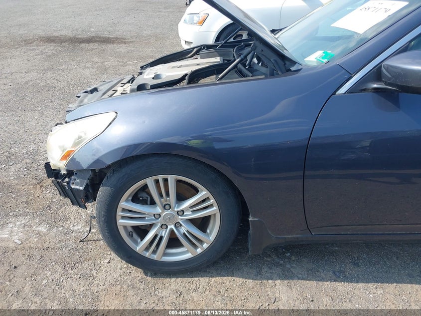 2011 INFINITI G SEDAN 2.5L V-6 DOHC, VVT, 218HP
