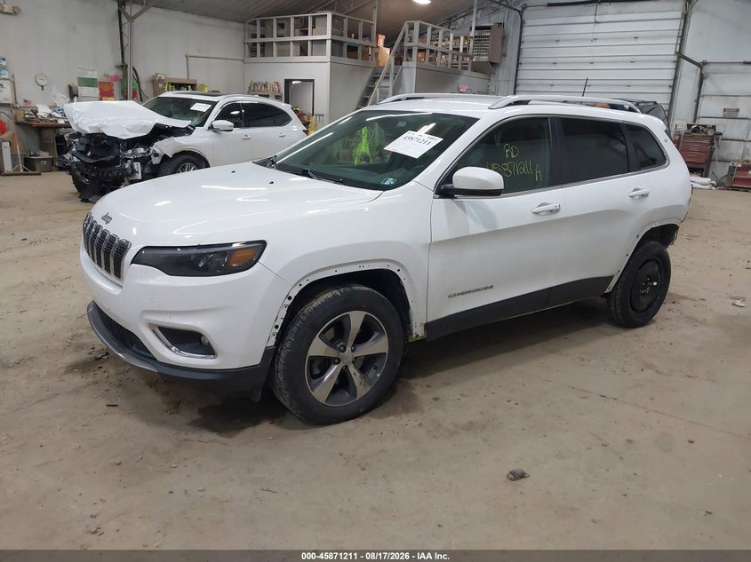 2020 JEEP CHEROKEE SPORT UTILITY VEHICLE 3.2L V-6 DOHC, 271HP