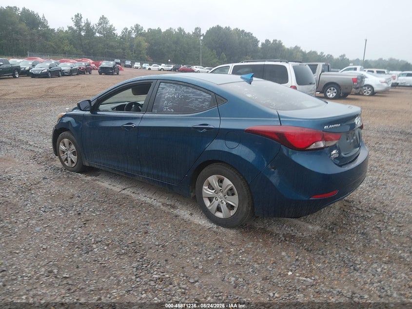 2016 HYUNDAI ELANTRA auction photo 3