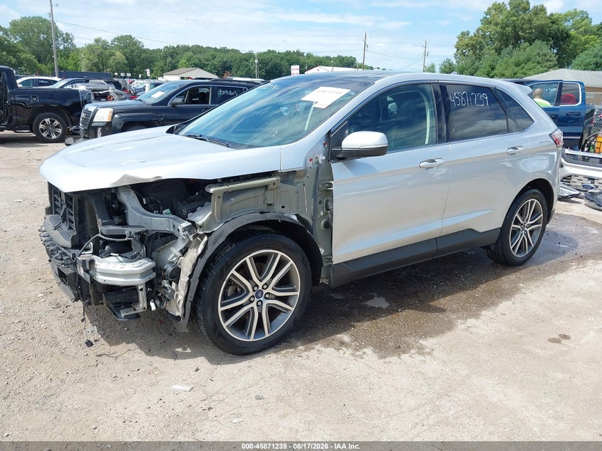 2019 Ford Edge, Front End, IAAI, VIN 2FMPK4K91KBC32969 — photo 2