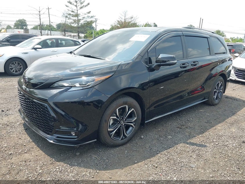 Vin: 5tdeskfc6ts255816, lot: 46370239, toyota sienna platinum 20262