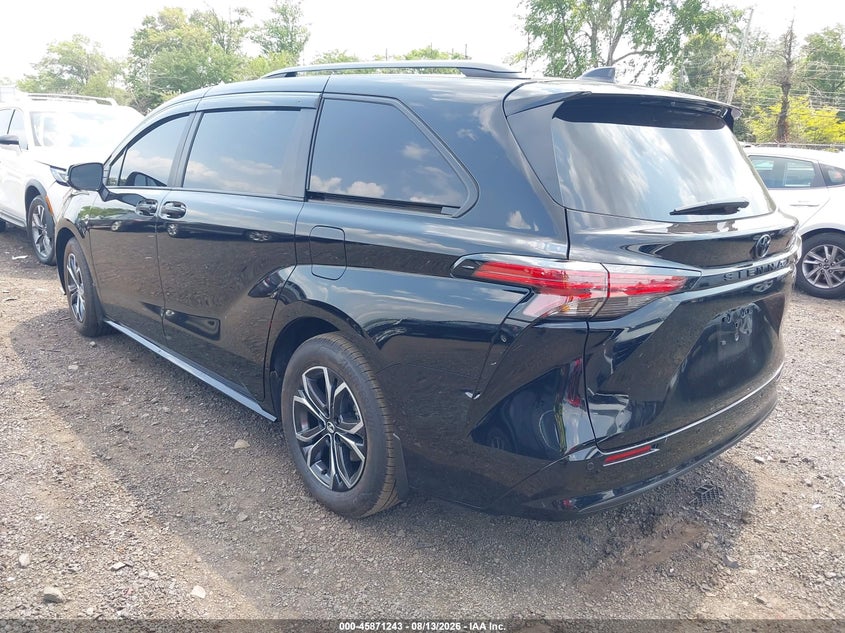 Vin: 5tdeskfc6ts255816, lot: 46370239, toyota sienna platinum 20263
