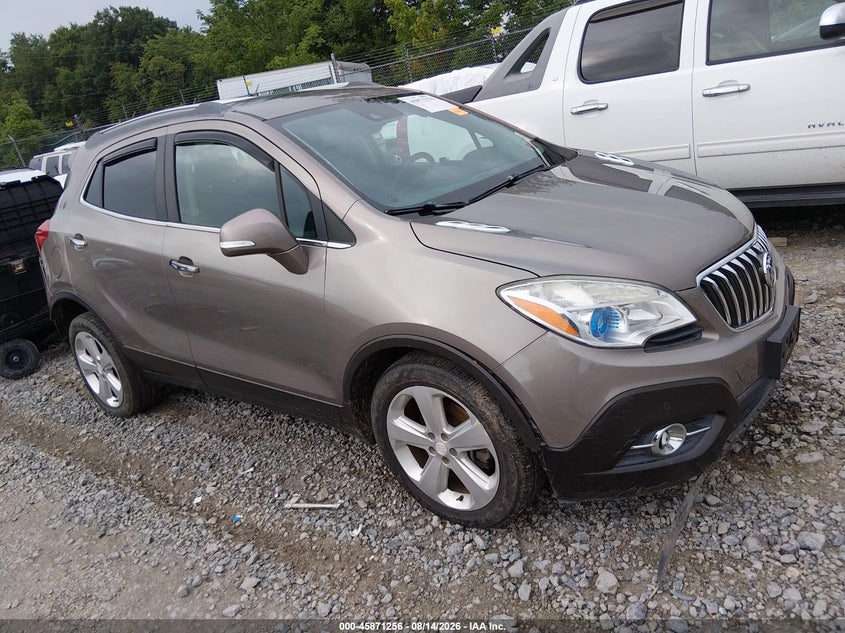 Vin: kl4cjhsb3fb083308, lot: 46370252, buick encore premium 20151
