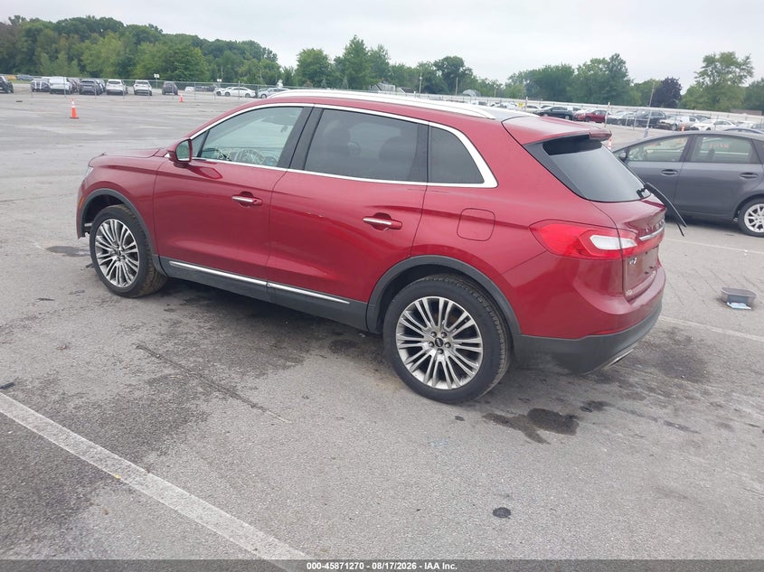 2016 LINCOLN MKX auction photo 3