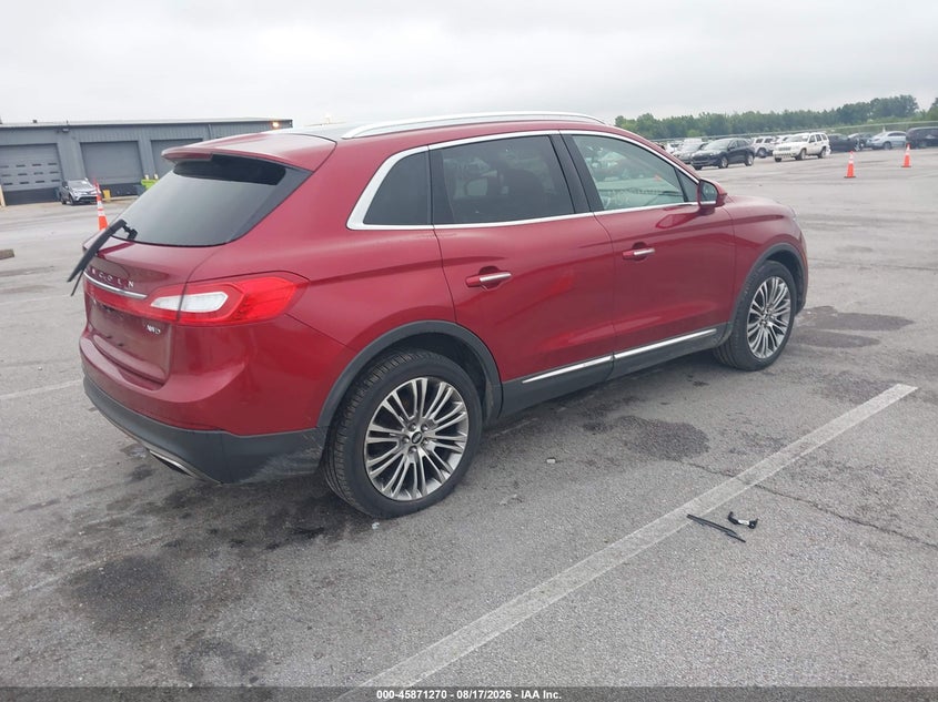 2016 LINCOLN MKX auction photo 4