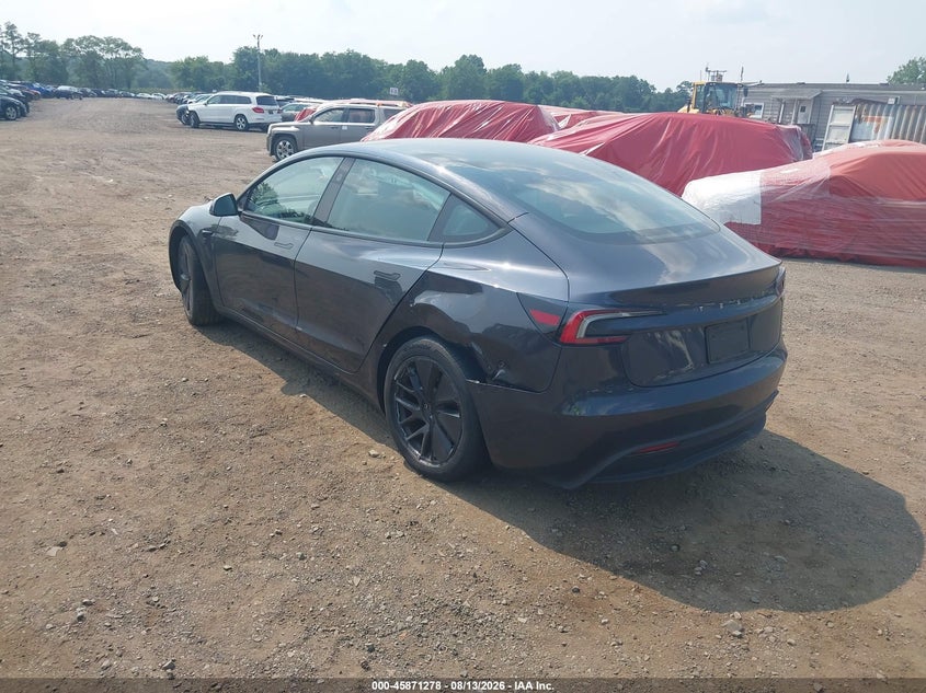 Vin: 5yj3e1ea6rf860621, lot: 46370274, tesla model 3 long range dual motor all-wheel drive/rear-wheel drive 20243