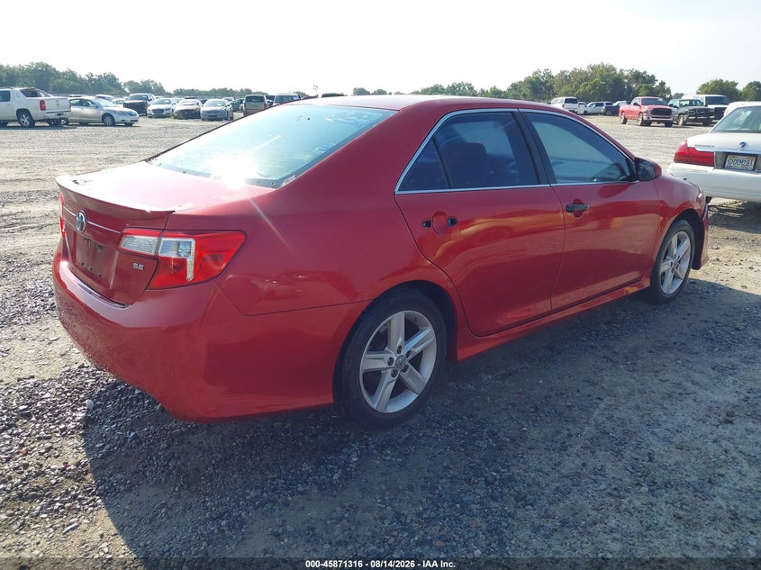 2012 TOYOTA CAMRY SEDAN 2.5L I-4 DOHC, VVT, 178HP