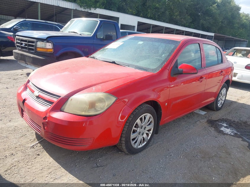 2009 Chevrolet Cobalt Lt, Обычный износ, IAAI, VIN 1G1AT58H197128893 — фото 2