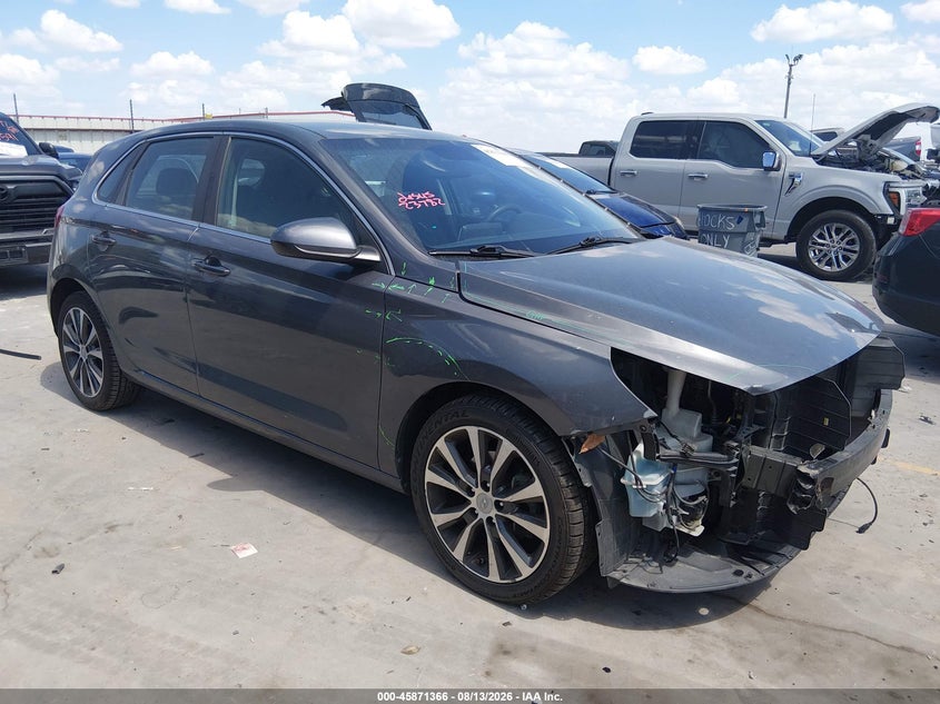 2019 Hyundai Elantra Gt, Перед, IAAI, VIN KMHH35LE3KU091061