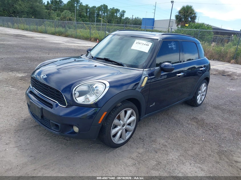 Vin: wmwzc5c55cwl63458, lot: 46370436, mini cooper s countryman 20122