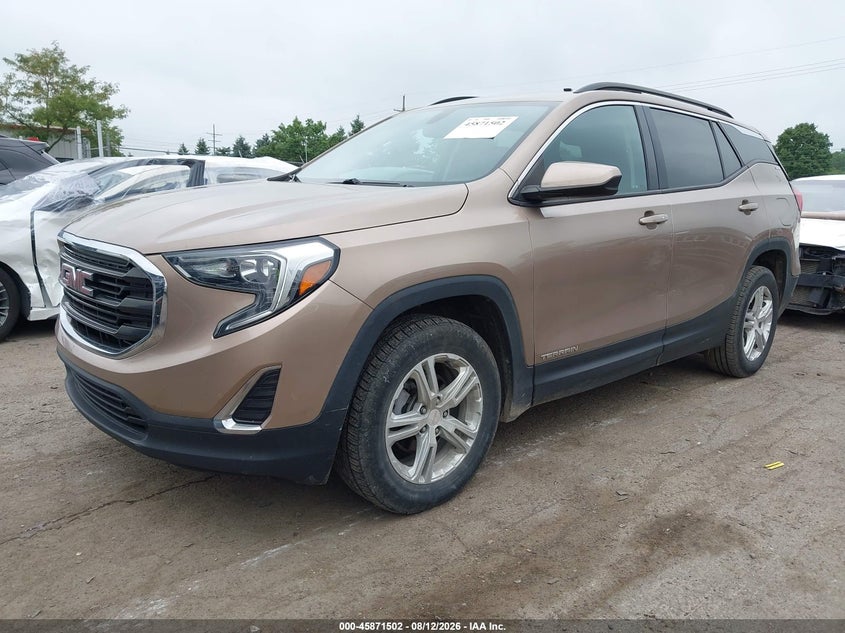 2018 GMC Terrain, Rear, IAAI, VIN 3GKALTEV3JL312792 — photo 2